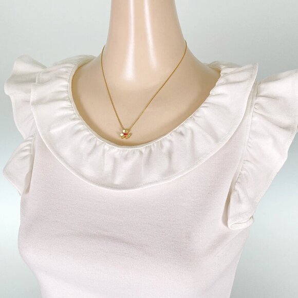 Van Cleef & Arpels Frivole mini VCARP7S800 Rose gold Ruby Necklace - Picture 12 of 14